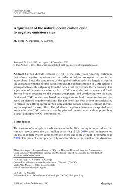 ocean carbon cycle - India Environment Portal
