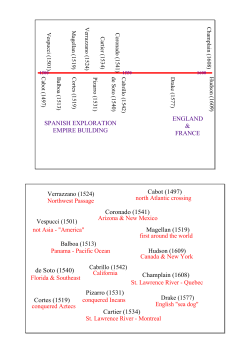 Coronado (1541) de Soto (1540)