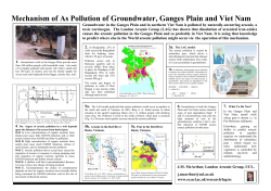 Mechanism of As Pollution of Groundwater, Ganges Plain and