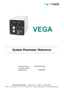 System Parameter Reference