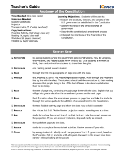 iCivics- Anatomy of a Constitution lesson