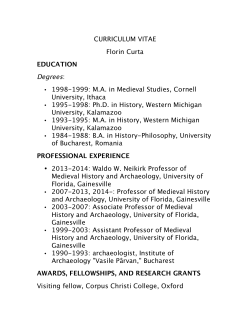 Curriculum Vitae  - CLAS Users