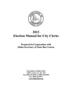 Election Manual