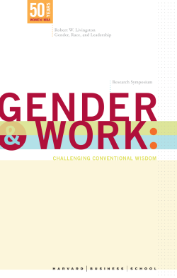 Gender, Race, and Leadership