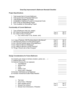 Great Day Improvement`s Bathroom Remodel Checklist Project