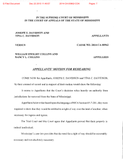 appellants` motion for rehearing appellants` motion for rehearing