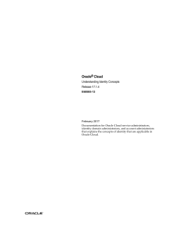 Understanding Identity Concepts