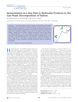 Isomerization as a Key Path to Molecular Products in the Gas