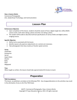 Preparation Lesson Plan
