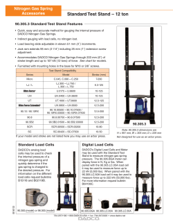Standard Test Stand &ndash; 12 ton