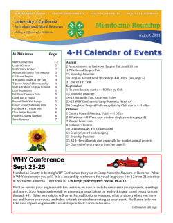 Newsletter - UCCE