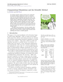 Computational Simulations and the Scientific Method
