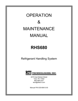 RHS680 (035 80912 00) - MAHLE Service Solutions