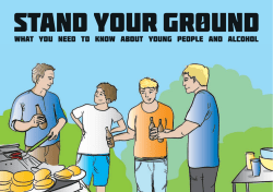Booklet - The Stop Underage Drinking Project