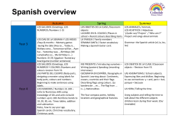 Spanish overview