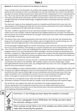 English Revision Booklet - Dixons McMillan Academy