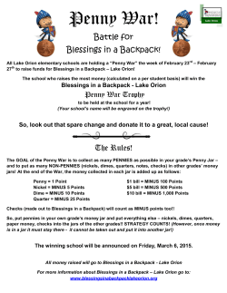 Penny War! - Lake Orion Community Schools