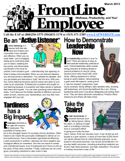 Be an &ldquo;Active Listener&rdquo; How to Demonstrate Leadership Now
