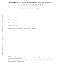 Self Diffusion and Binary Maxwell-Stefan Diffusion in Simple Fluids