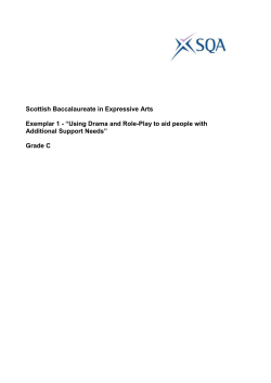 Expressive Arts Exemplar 1 - Grade C
