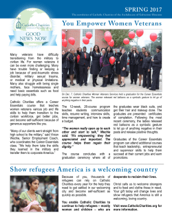 Spring 2017 - Catholic Charities of the Archdiocese of Galveston