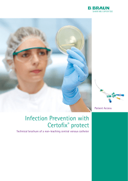 Infection Prevention with Certofix&reg; protect