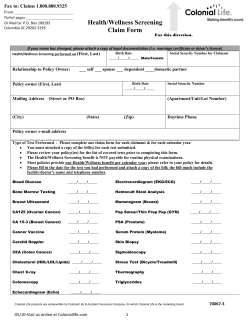 Accident Claim Form
