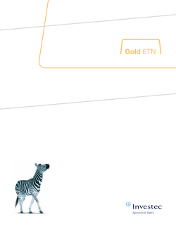 Gold ETN