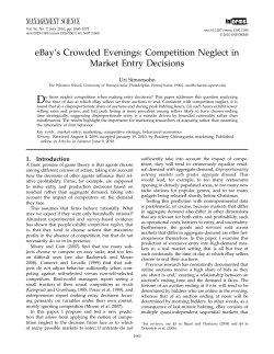 eBay`s Crowded Evenings