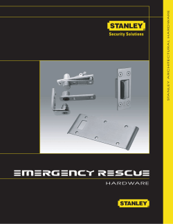 Emergency Rescue Hardware