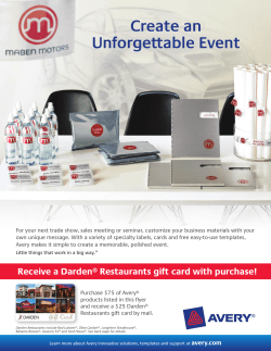 Create an Unforgettable Event
