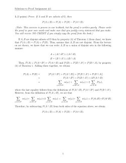 P(A n B). - Dartmouth Math Home