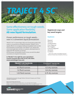 Same effectiveness on tough weeds. Same application flexibility. All