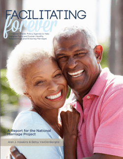 Facilitating - National Marriage Project