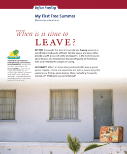 My First Free Summer