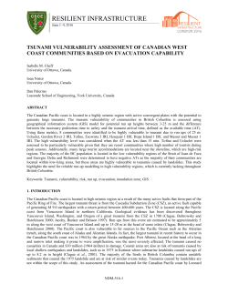 ndm-516: tsunami vulnerability assessment of canadian west coast