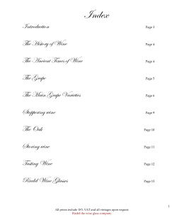 our winelist - Tarragon Restaurant, Malta