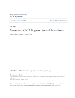 Newsroom: CNN: Bogus on Second Amendment