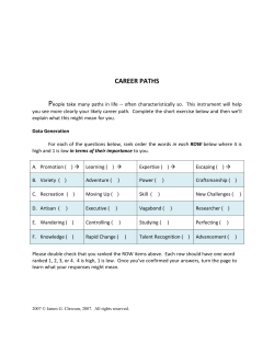 career paths - Darden Faculty