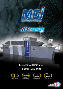 520 x 1050 mm - MGI Technology