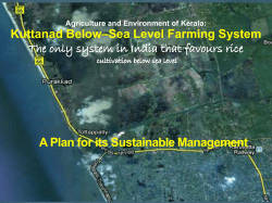 Below sea level farming system