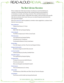 The Best Librivox Narrators - Read