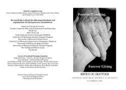 Program - University of Minnesota Medical School