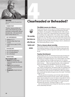 4Clearheaded or Beheaded?