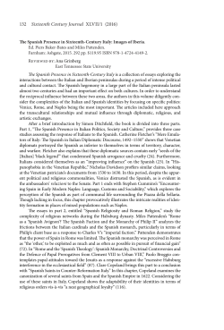 132 Sixteenth Century Journal XLVII/1 (2016)