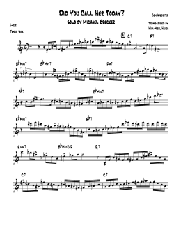 Did you call her today?.mus - Michael Brecker Live Recordings