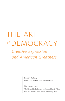 the art democracy - Americans for the Arts