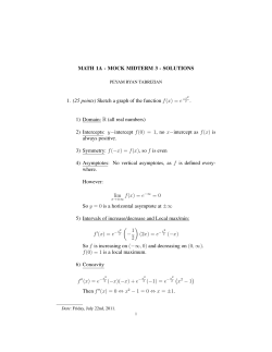 MOCK MIDTERM 3 - Math Berkeley
