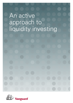 An active approach to liquidity investing