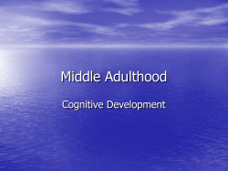 Middle Adulthood - Kirkwood Community College